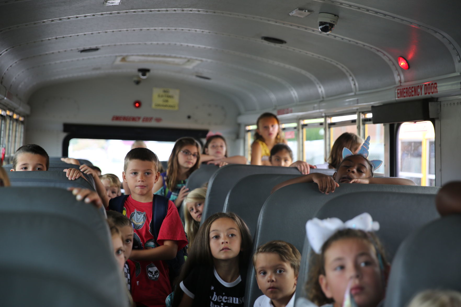 Egg Harbor Township students return for the first day of school Thursday, Sept. 5, 2019 at Slaybaugh Elementary School.